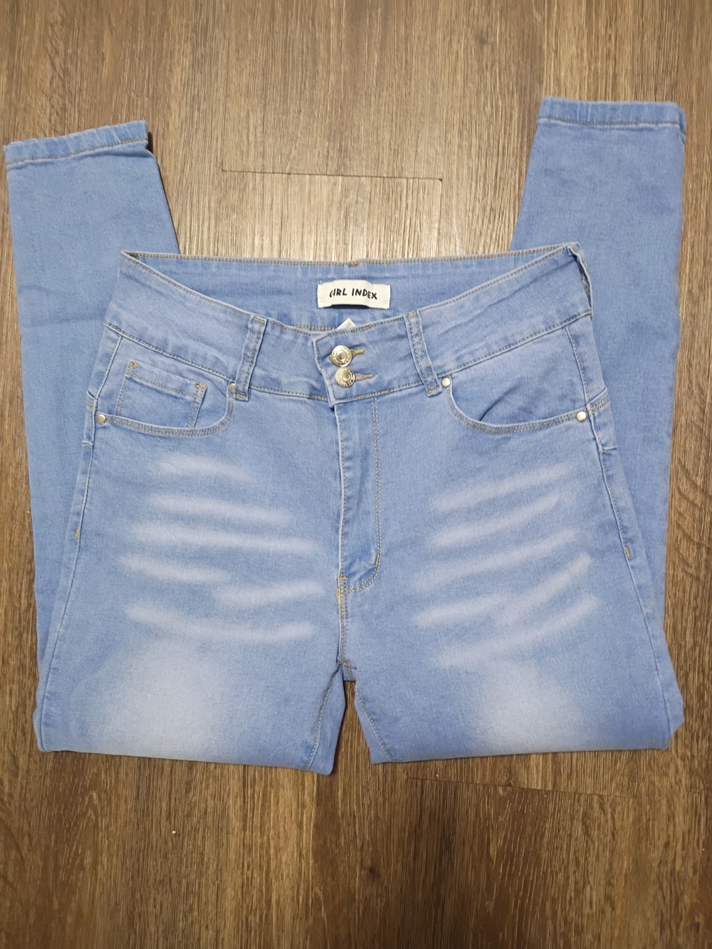 Light Blue Skinny Jeans for Women